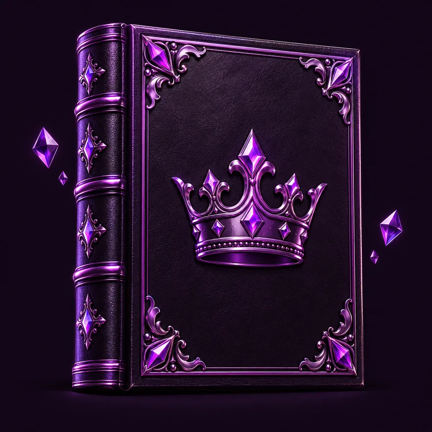 Ornate royal book — Spinago