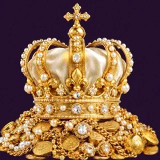 Gold treasure pile — Spinago