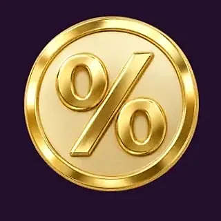 Gold percent coin — Spinago