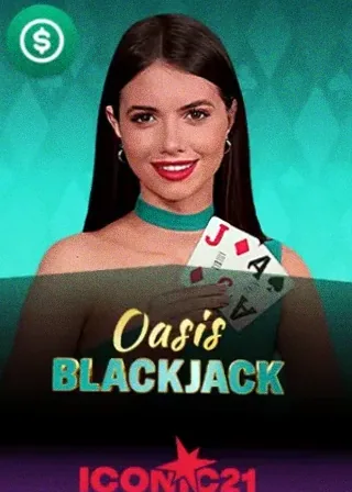 Oasis Blackjack live game cover