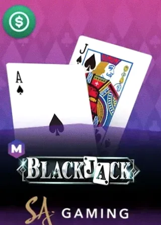 M Blackjack live game cover