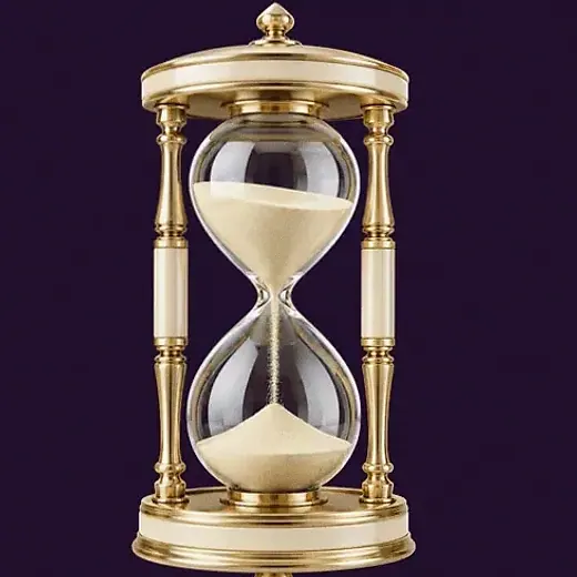 Ornate hourglass — Spinago