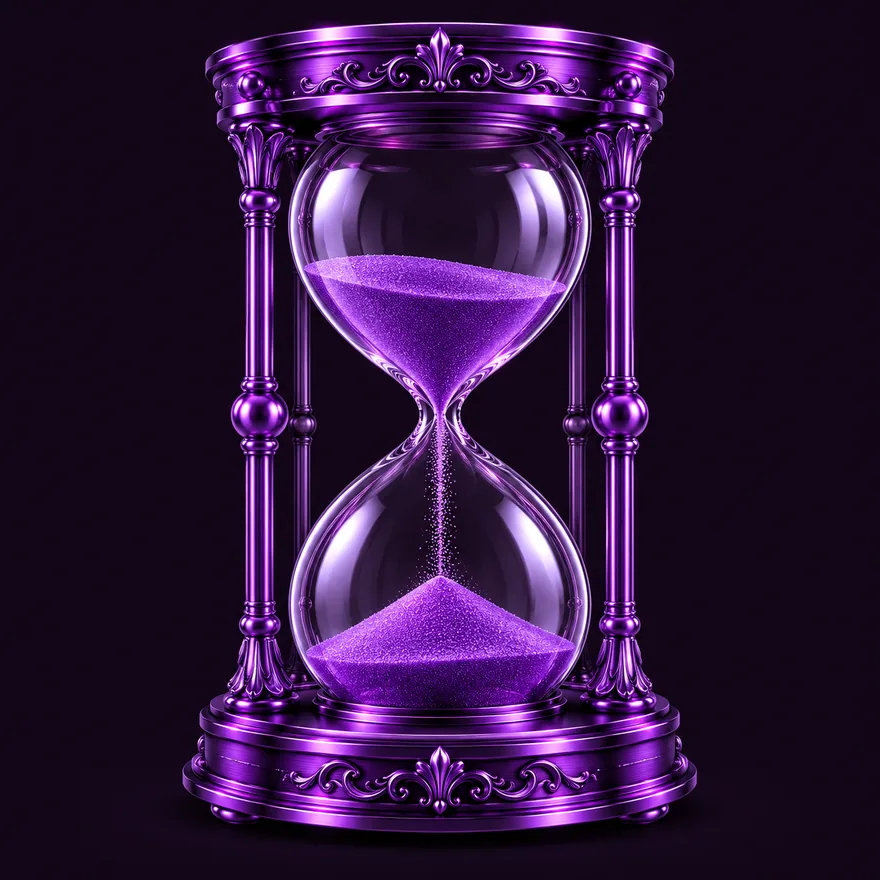 Ornate hourglass — Spinago