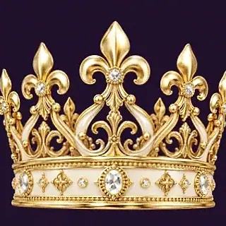 Jeweled royal crown — Spinago