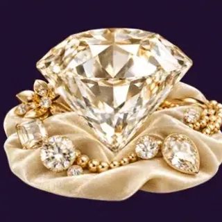 Faceted diamond gemstone — Spinago