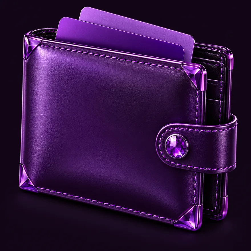 Leather wallet — Spinago
